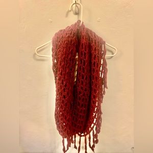 Steve Madden red infinity scarf